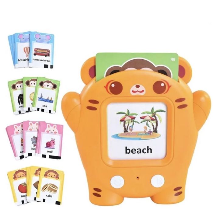 Joc Montessori interactiv cititor 244 carduri in limba engleza