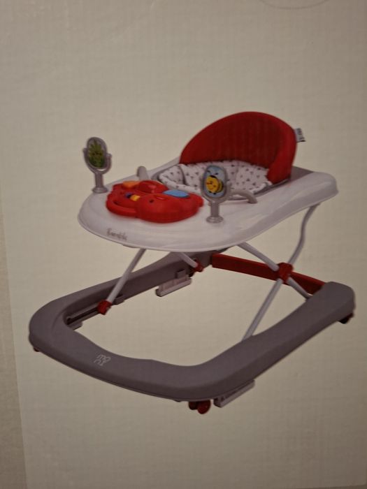 Проходилка Moni-Ramble 2в1, червена