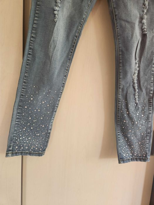 Дънки с кристали нови