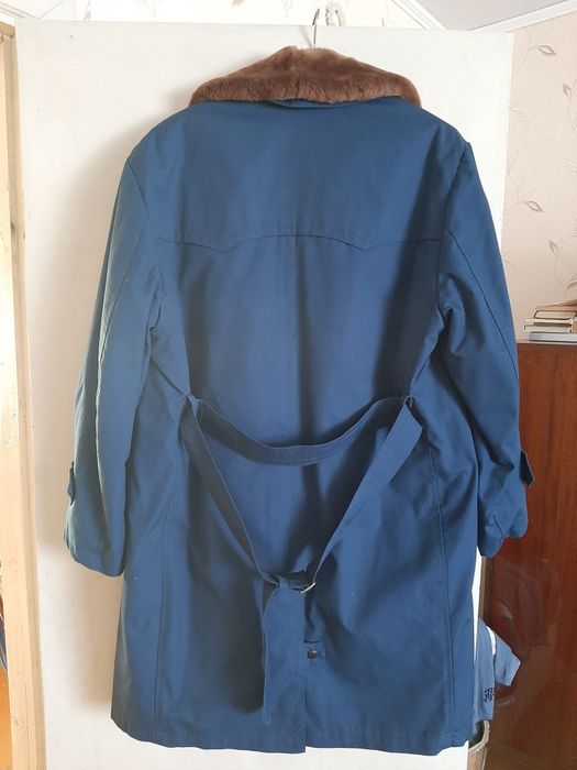 Цигейковое пальто мужское