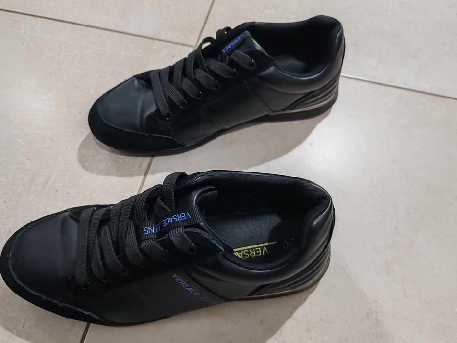 Adidași Versace Jeans Couture negri, mărimea 39 – eleganți și comozi