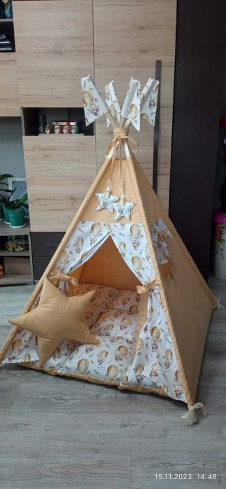 Детска индианска палатка "типи"