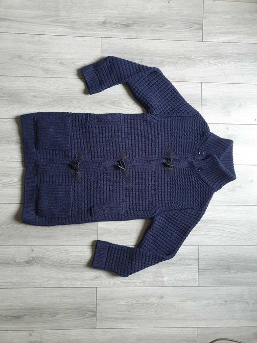 Jacheta tricotata VNECK - Made in Italy (80% wool) - Marimea 48 (M)