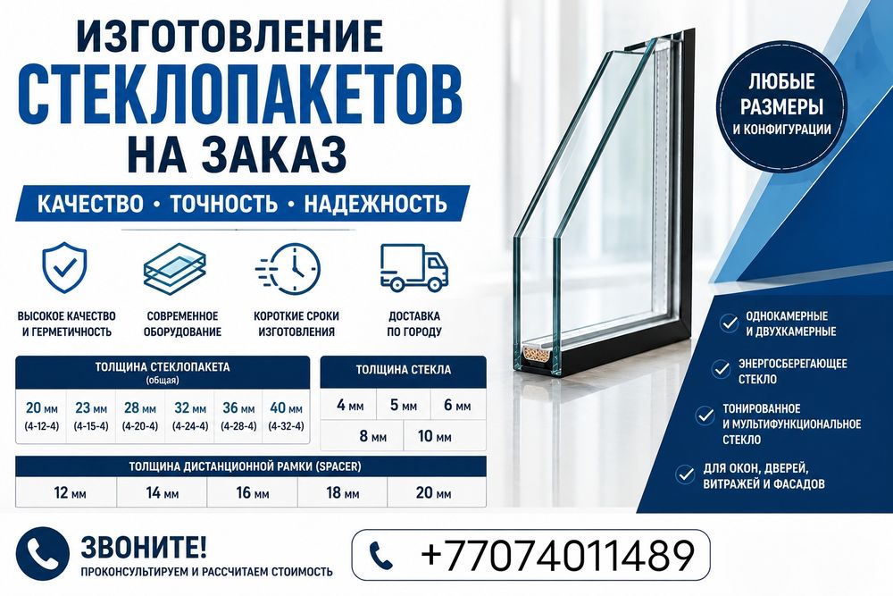 Стеклопакеты на заказ