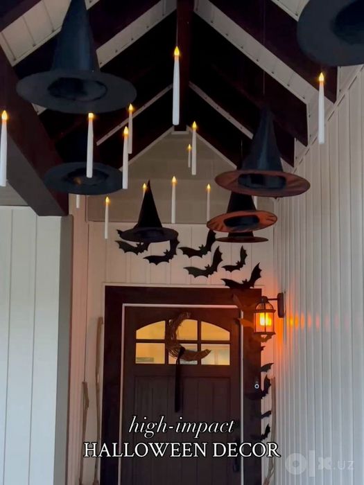 Шляпа ведьмы волшебника на halloween хэллоуин