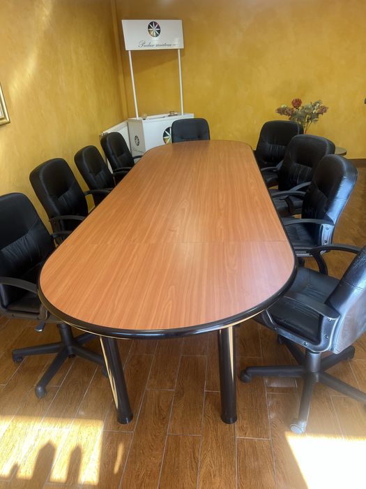 Masă conferință 350 cm / masă ședințe birou mare / masă meeting