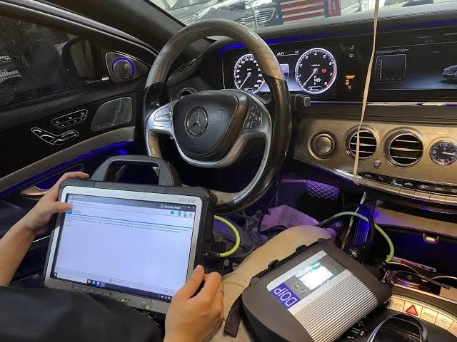 Программирование блоков Mercedes — VIN и привязка