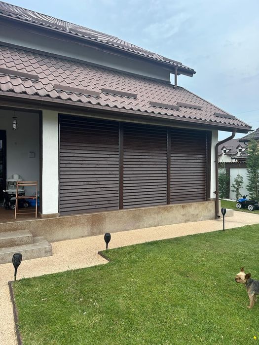 Glisierere cu lamele rombus