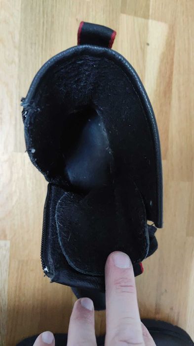 Cizme negre piele naturala, marimea 37