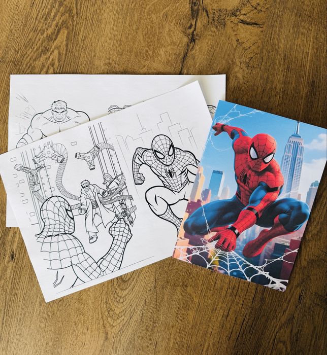 Персонализирани книжки на тема Spiderman Спайдермен Спайдърмен