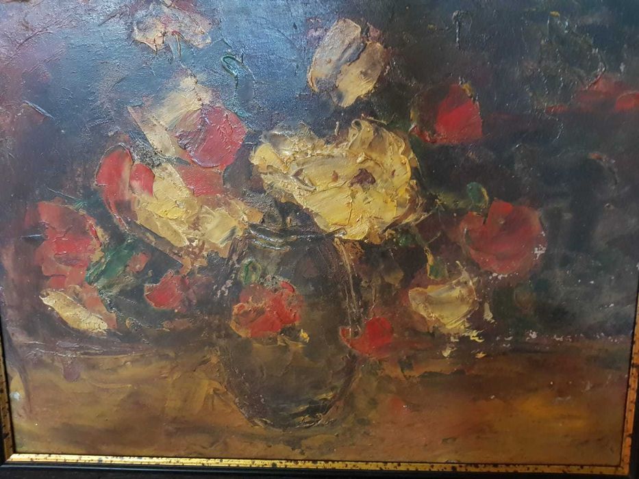 Tablou foarte vechi,pictura in ulei!