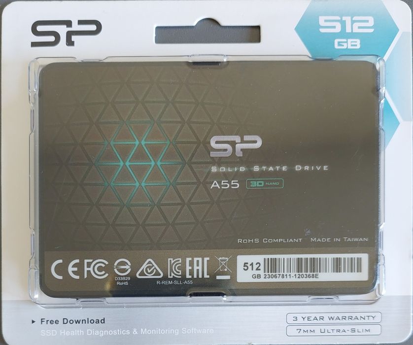Ssd Silicon Power А55 , 512Gb