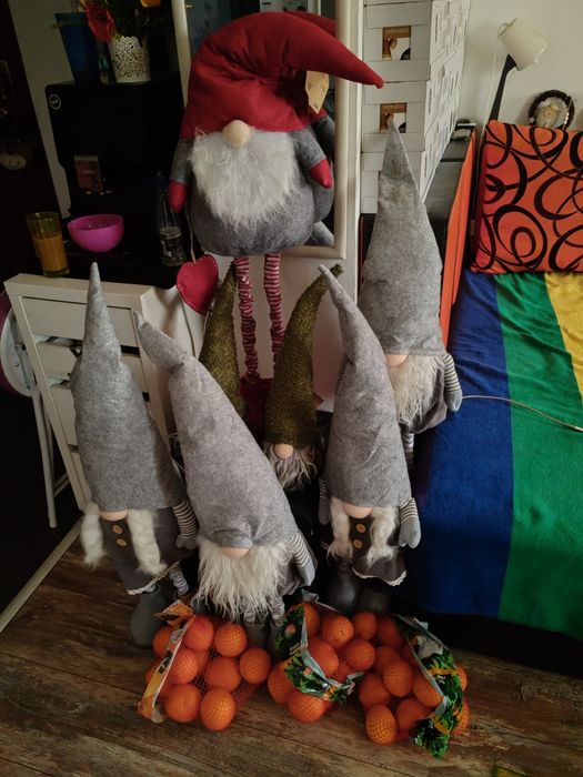 Gnom Crăciun fata sau baiat pitici baba mos Crăciun decorațiuni