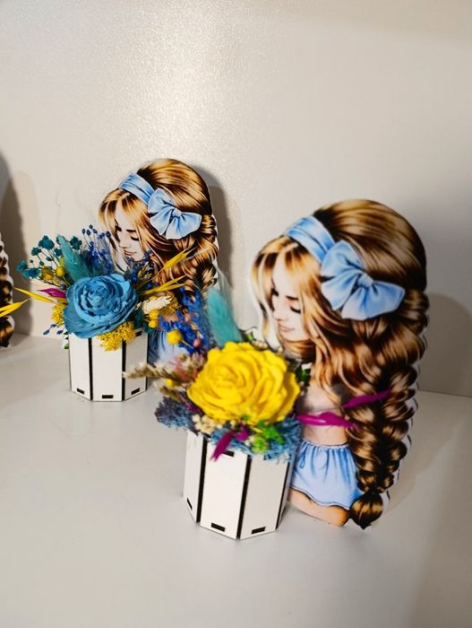 Decorațiuni licheni si flori