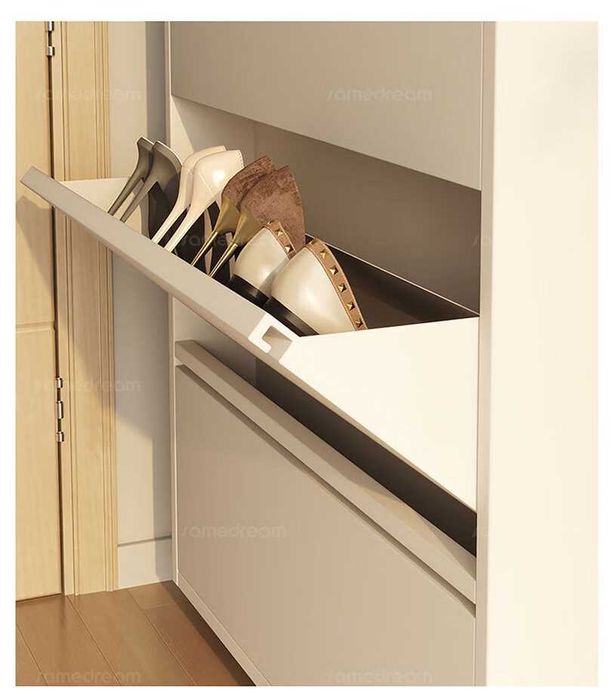 Обувной шкаф компактный и стильный / Ixcham zamonaviy oyoqkiyim shkafi