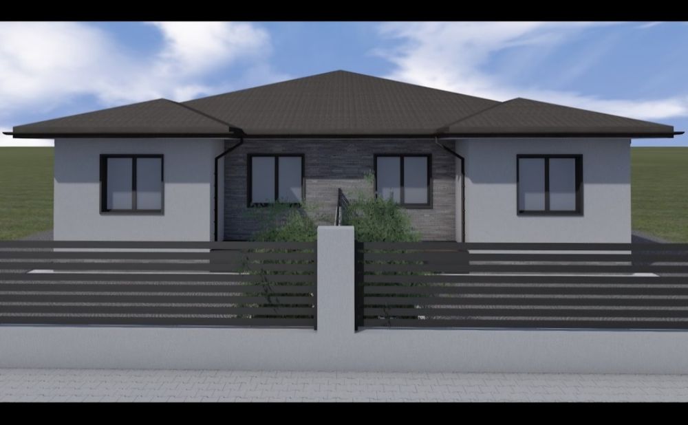 Casa duplex parter Giroc , 445mp teren fiecare jumătate , 114 mp utili