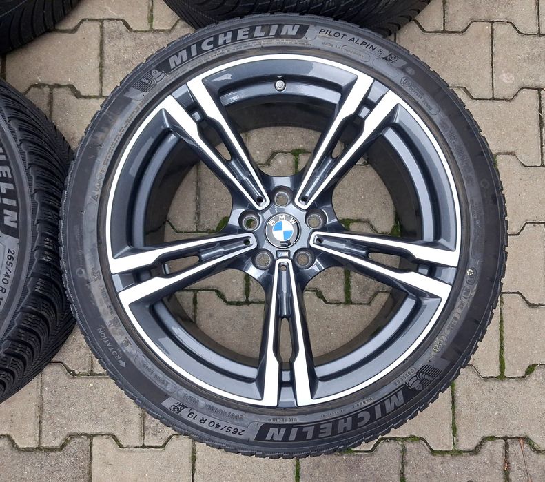 Jante BMW M pe 19 Diamond Cut 8 G14 G15 5 G30 3G20 anvelope vara roti jenti