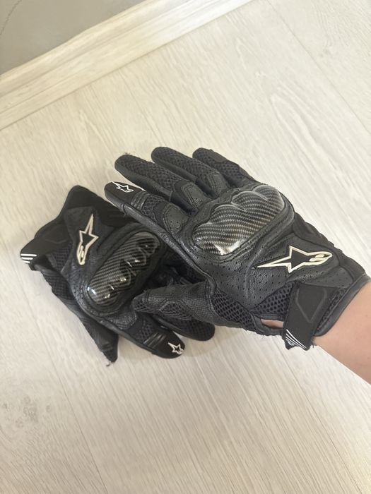 Manusi  Moto Damă Alpinestars SMX-1 AIR V2 BLACK