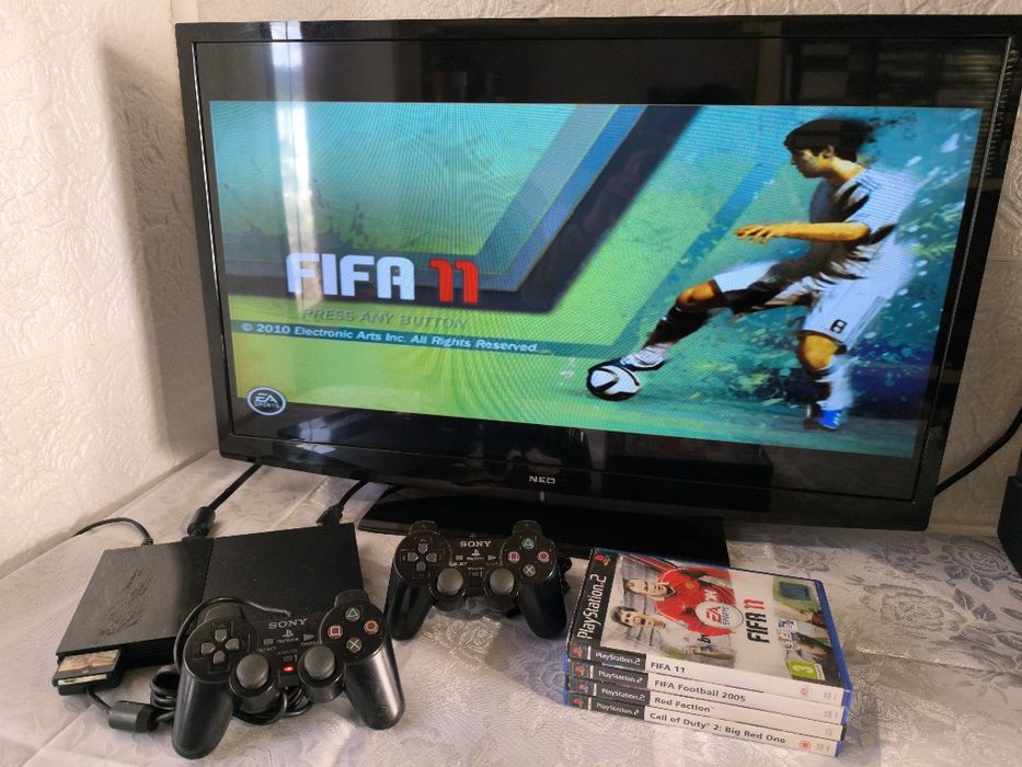Playstation 2 Slim Комплект! Перфектно състояние!