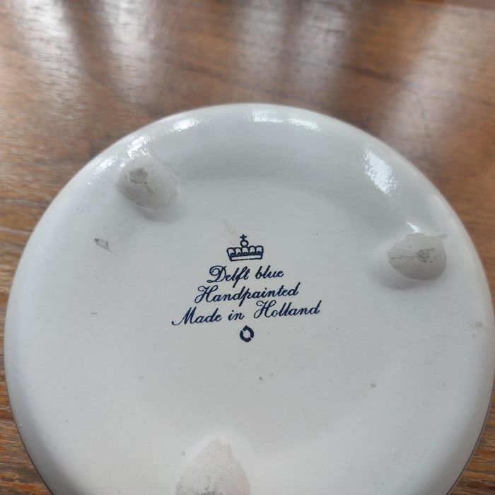 Винтидж порцеланова холандска кутия за сладки, захарница