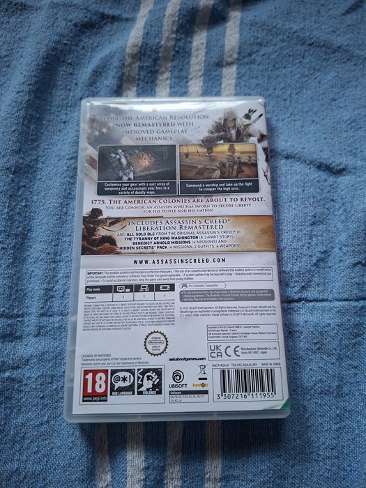 ‼️ASSASSIN'S CREED 3 REMASTERED ЗА NINTENDO SWITCH‼️.