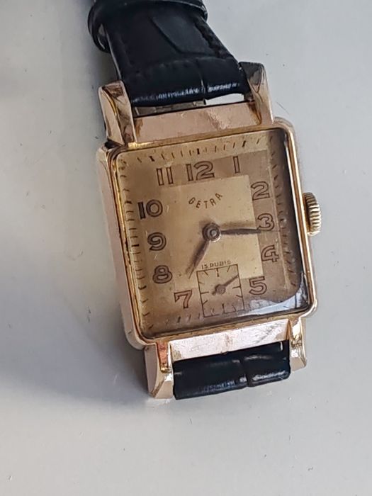 Ceas Getra Placat cu aur Mecanic Dama