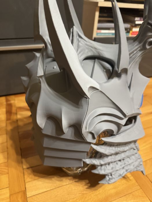 Warcraft Lich King Helmet – Arthas – Full Scale – Colecție / Cosplay