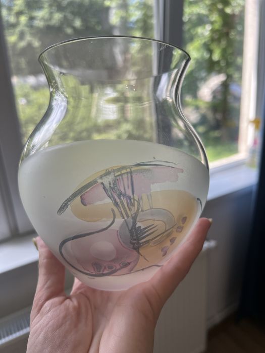 Vaza flori din sticla la 20