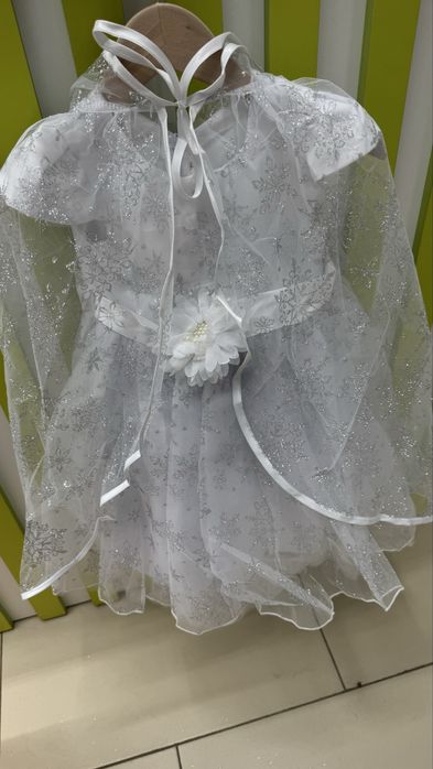 Платье Снежинки новогоднее платье