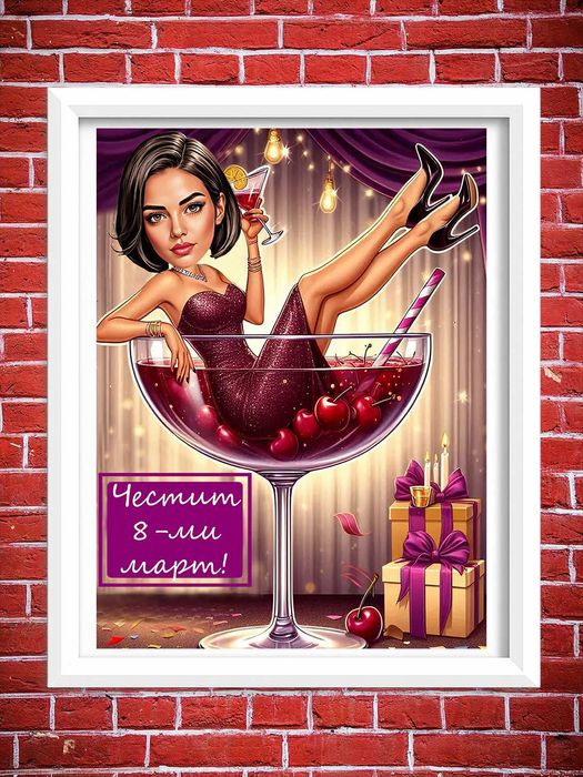 Дигитални карикатури за свети Валентин, Трифон зарезан, 8-ми март