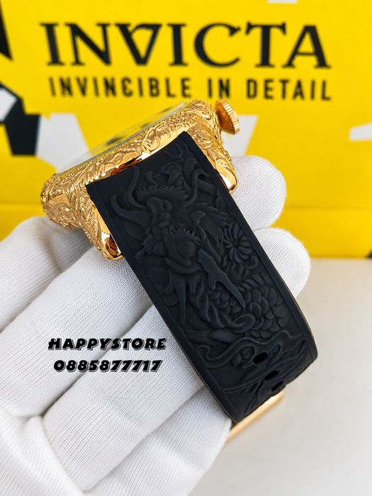 INVICTA Katana automatic black/gold 50 mm, Инвикта нов мъжки часовник