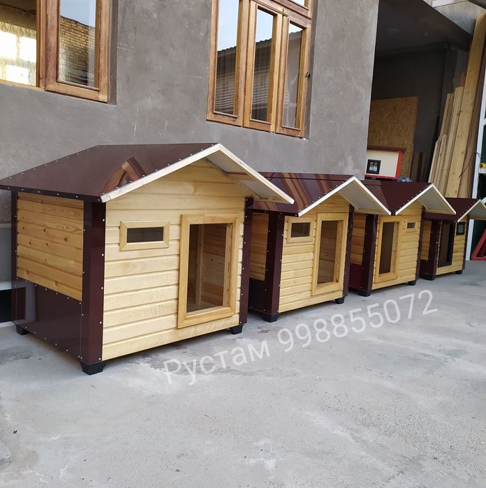 Будки, Домики, Вольеры для собак, кошек и для любых животных