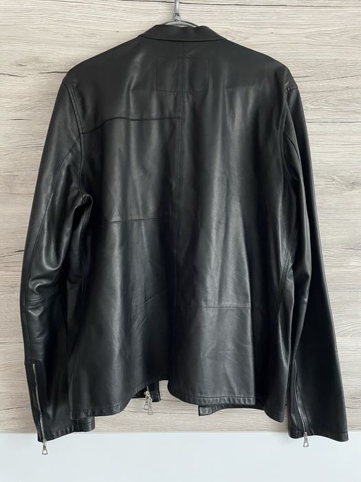 Geaca din piele naturala Pretty Green, barbati, NOUA