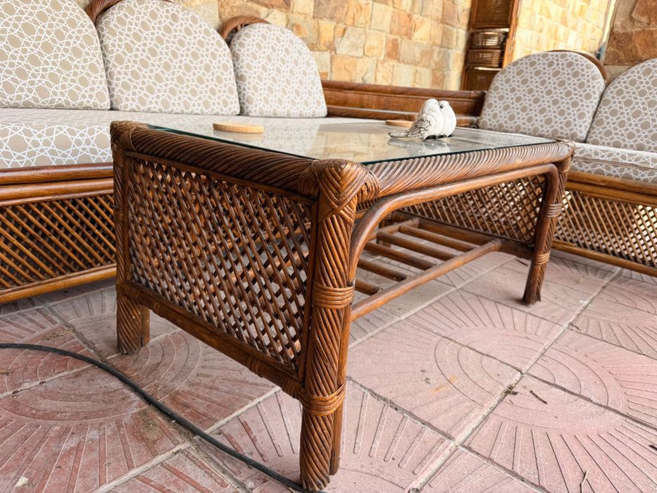 Естествен ратанов комплект