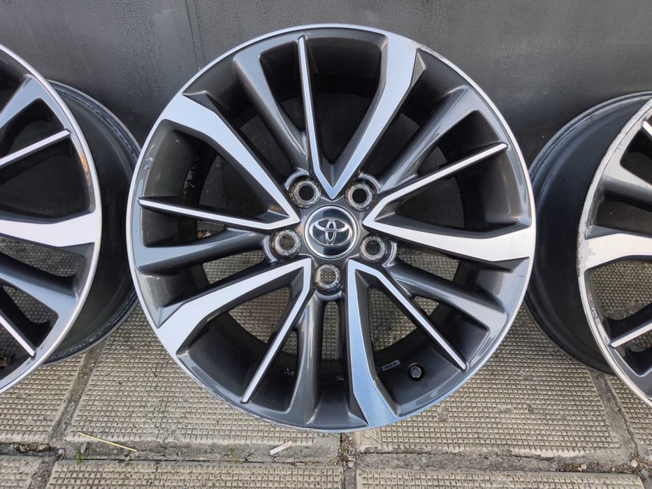 ОРИГИНАЛНИ джанти 17 ' цола 5x114,3 TOYOTA / Тойота 5х114,3 ET45 7J + ДАТЧИЦИ