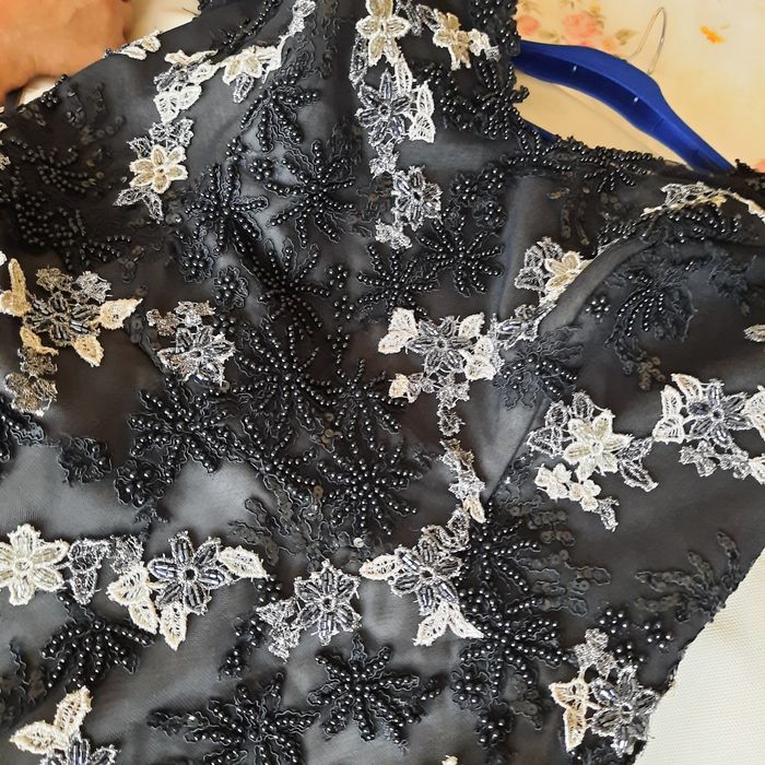 Rochie ocazie lunga dantela neagra GLORY BOX XL