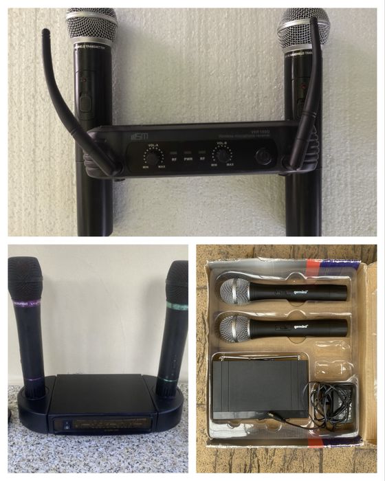 set doua microfoane wireless Gemini / Proel. /.  Voocopro