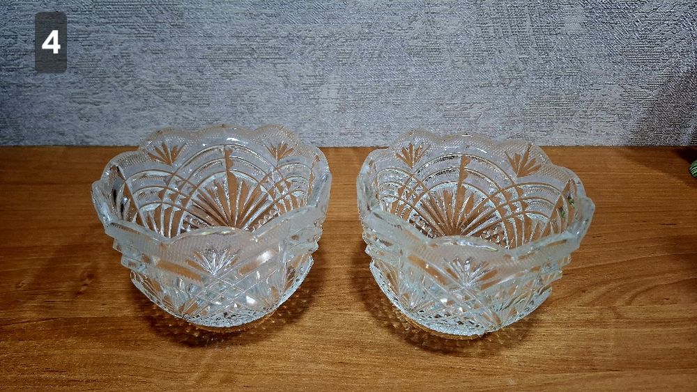 Продам хрустальные вазочки
