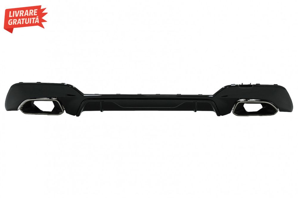 Difuzor Bara Spate Evacuare Dubla si Tobe Ornament Crom BMW Seria 3 G2