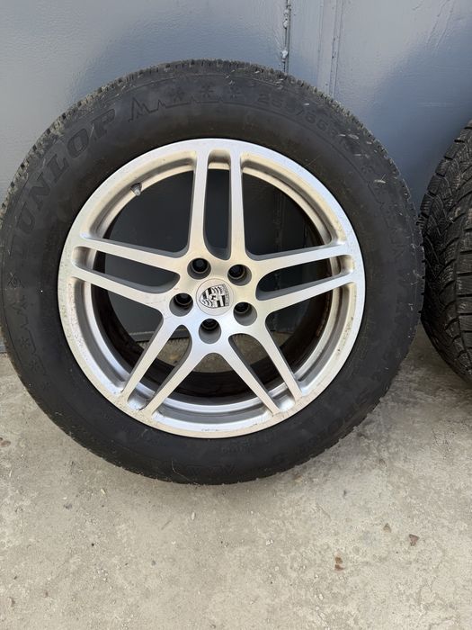 Jante Porsche R18 + anvelope iarnă Dunlop Winter Sport 5 – set complet