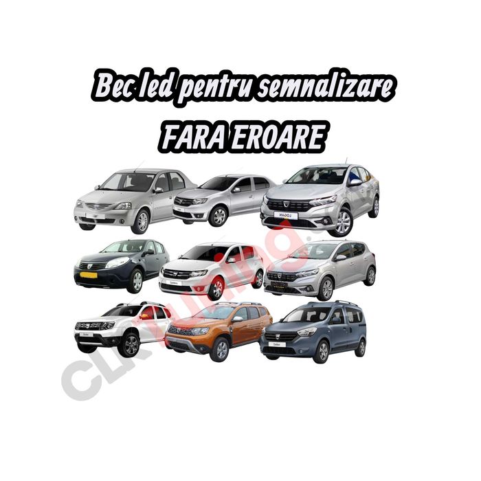 Bec led leduri semnalizare Dacia Logan Sandero Duster Dokker Jogger