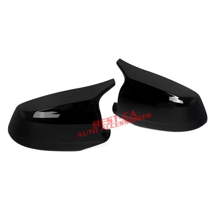 Capace oglinzi cu cleme pentru montaj direct Batman / M-Style compatibile cu BMW Seria 5 F10, F11 (2010-2013) pre lci – Negru Lucios