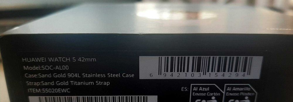 Смарт часовник HUAWEI WATCH 5 42mm Sand Gold