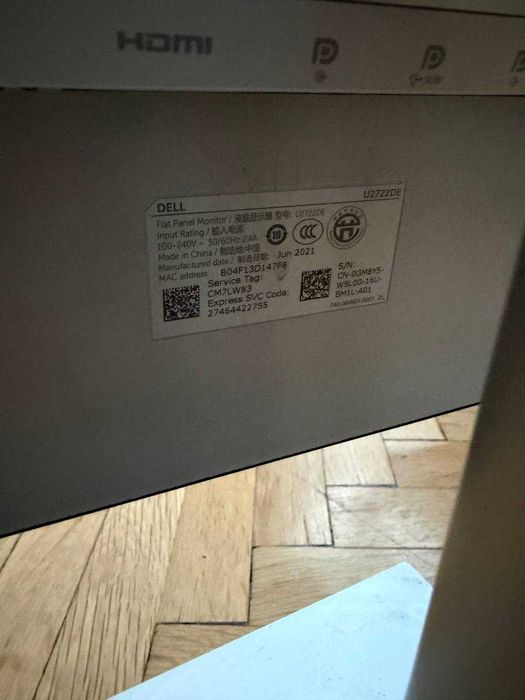 Dell UltraSharp U2722DE