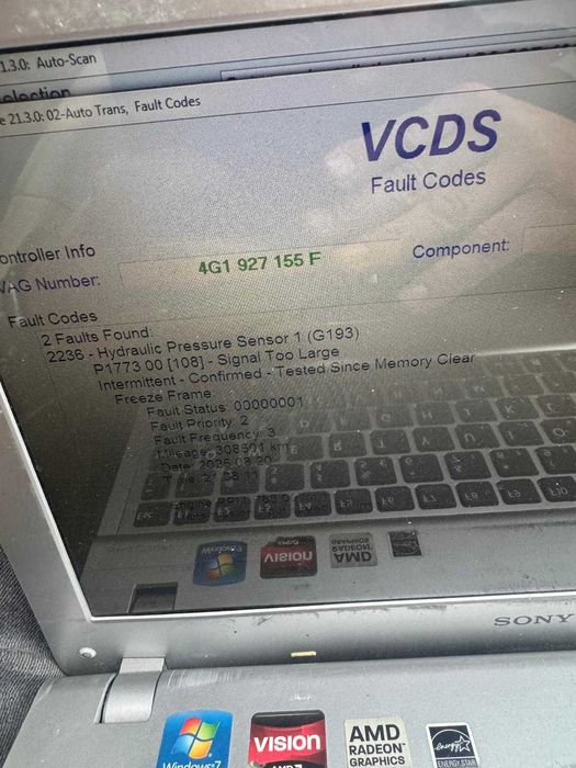 Cutie viteze automata Audi 3.0 tdi cod NKP tractiune fata cu defect (vezi poze cu erorile)