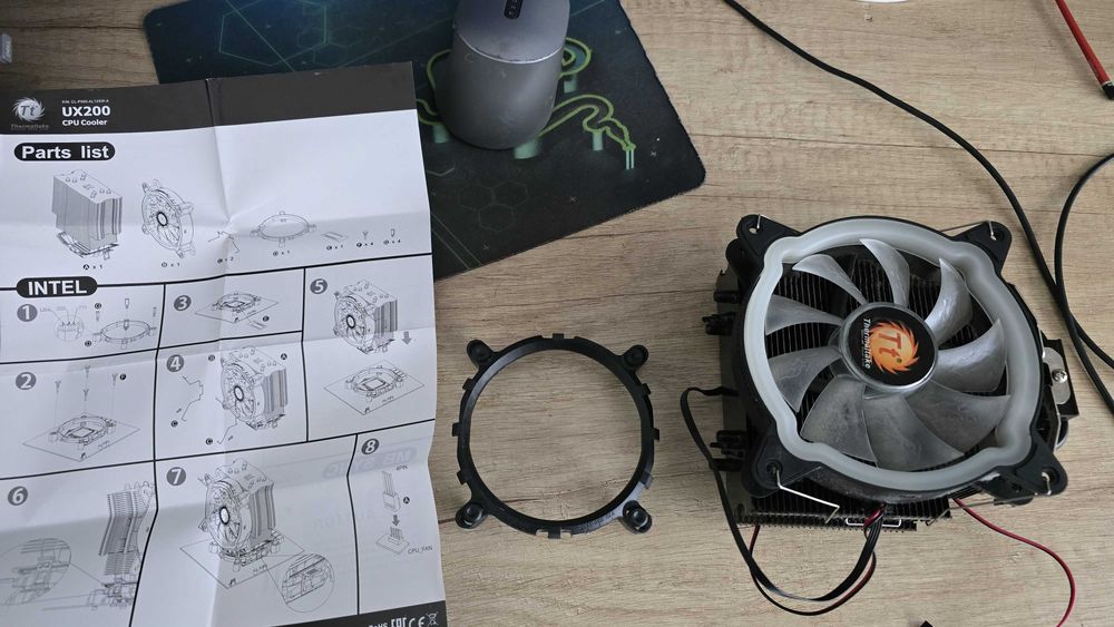 Vand Cooler procesor Thermaltake UX200, iluminare ARGB,  AMD/Intel