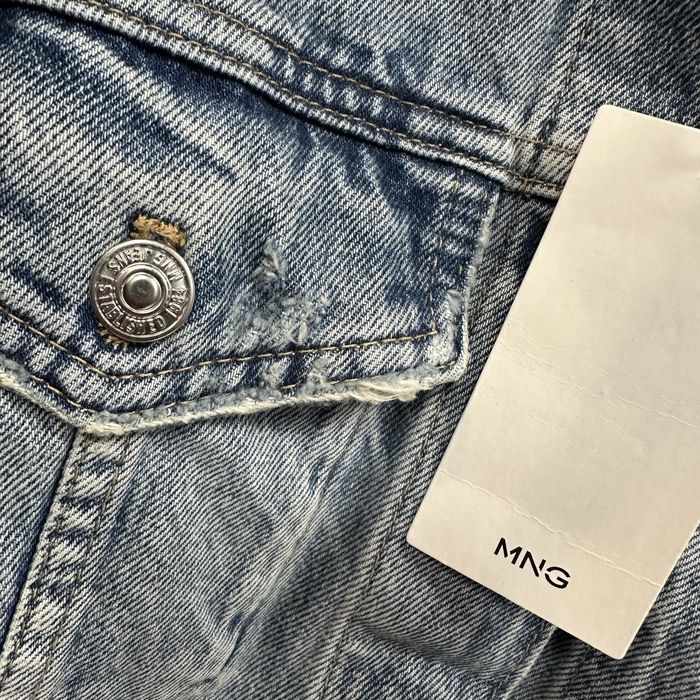 MANGO уникално дамско късо дънково яке