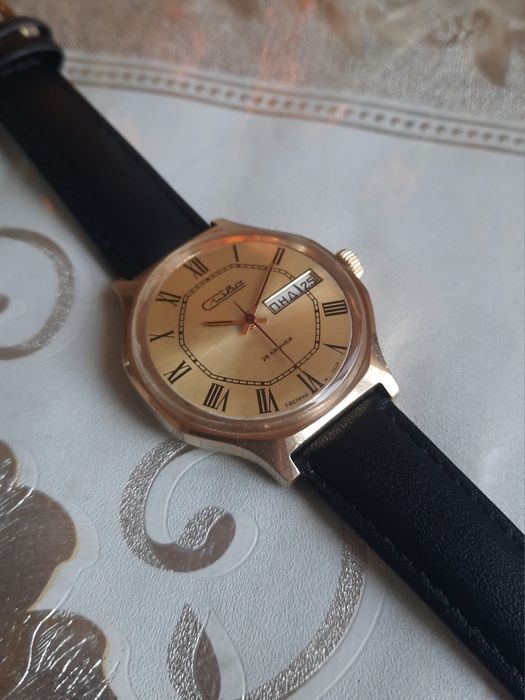 Позолоченные часы Слава-Ау1