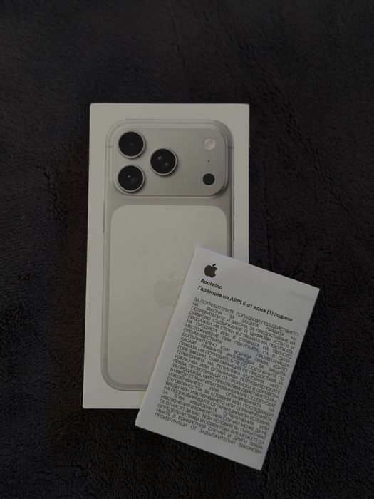 iPhone 17 Pro, чистно нов, с гаранция