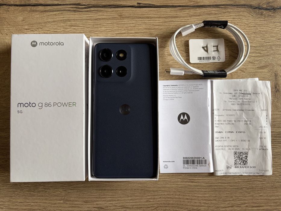 Motorola g86 Power 5G 12GB/256GB в гаранция